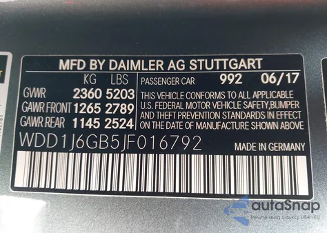 2018 Mercedes-Benz E 400 4Matic from USA, damaged, VIN WDD1J6GB5JF016792